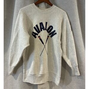Vintage H.L. Miller Gold Avalon New Jersey Sweatshirt Size Medium USA